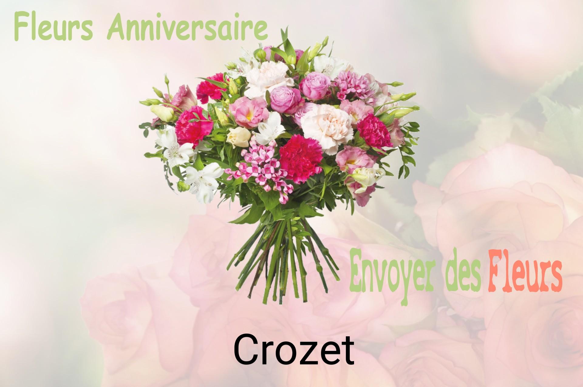 Bouquet de fleurs d’anniversaire livré à Crozet