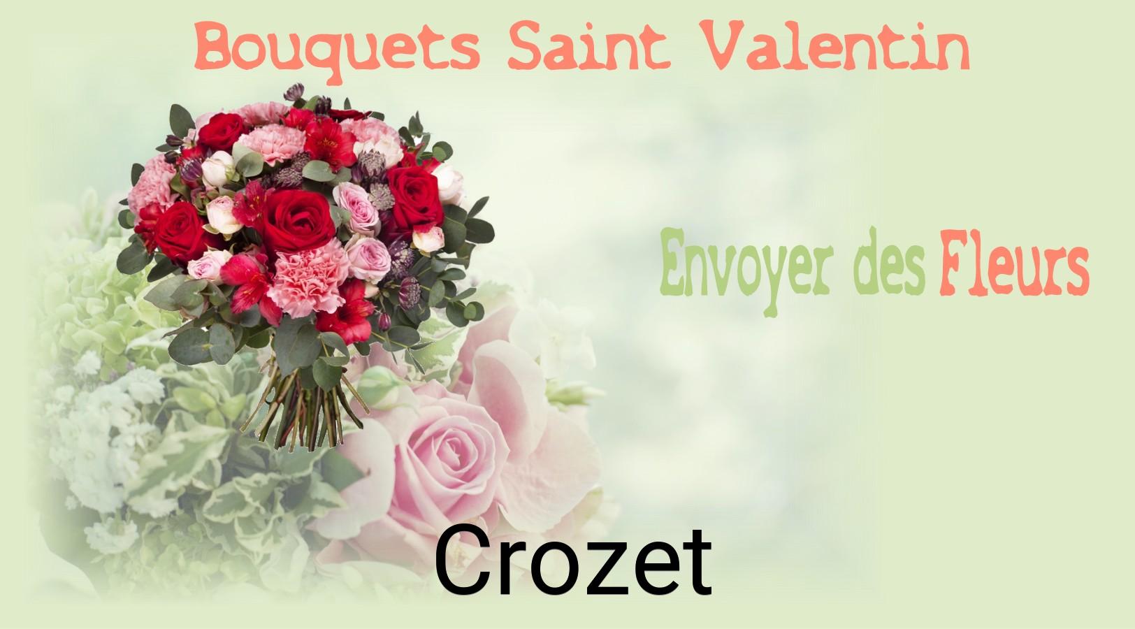 Roses de Saint-Valentin livrées à Crozet